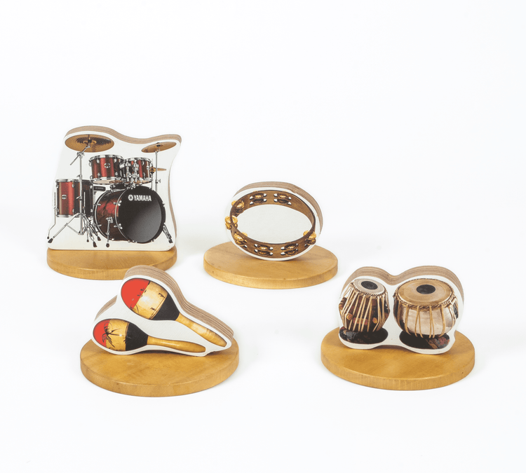 GrapplerTodd - Wooden Musical Instruments Toy Set