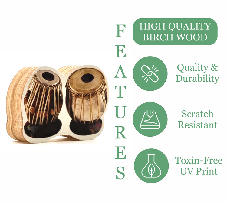 GrapplerTodd - Wooden Musical Instruments Toy Set