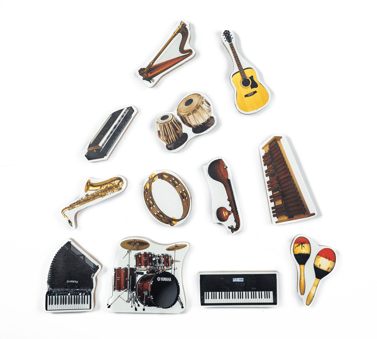 GrapplerTodd - Wooden Musical Instruments Toy Set