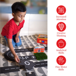 GrapplerTodd -Road Track Set – 37 Pieces Fun Playing Puzzle Road Set