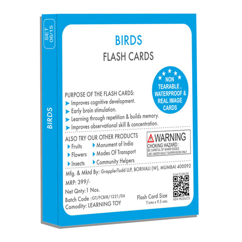 buy birds flashcards