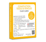 construction tools flash cards