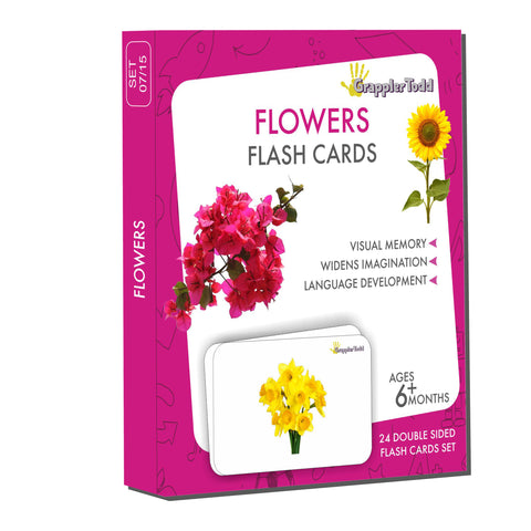 flowers flashcards for kids