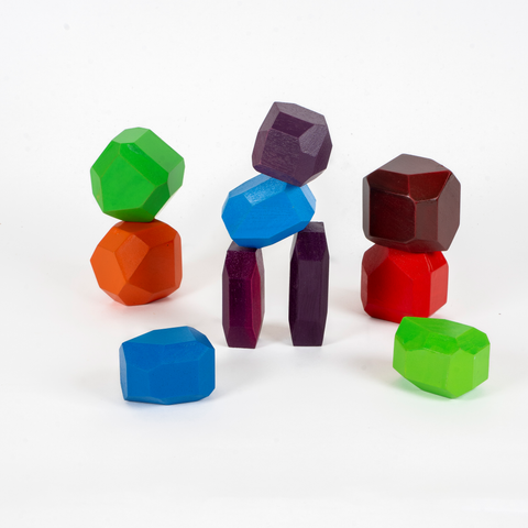 rainbow stacking stone