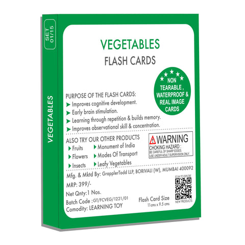 GrapplerTodd - Vegetables Flashcards for Kids