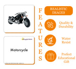 GrapplerTodd - Modes Of Transport Flashcards for Kids