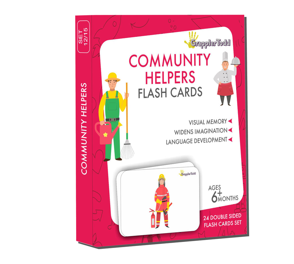 GrapplerTodd - Community Helpers Flashcards For Kids