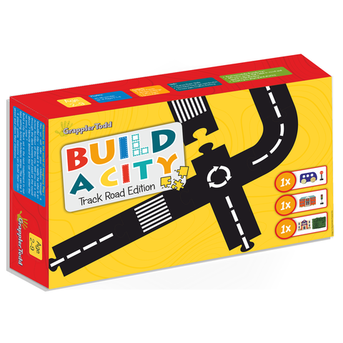 GrapplerTodd -Road Track Set – 37 Pieces Fun Playing Puzzle Road Set