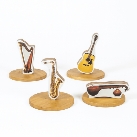 GrapplerTodd - Wooden Musical Instruments Toy Set