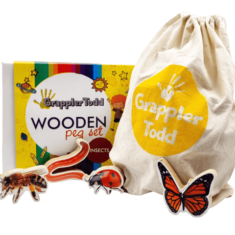 GrapplerTodd - Wooden Insects Toy Set