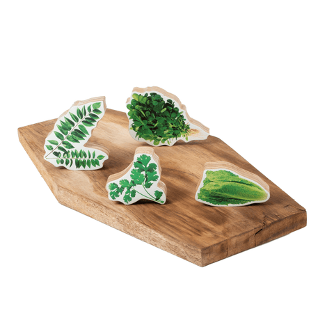 GrapplerTodd - Wooden Leafy Vegetables Toy Set