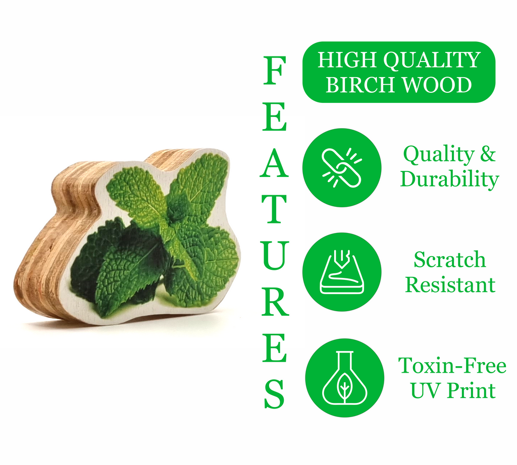 GrapplerTodd - Wooden Leafy Vegetables Toy Set