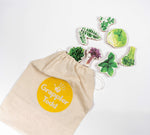 GrapplerTodd - Wooden Leafy Vegetables Toy Set