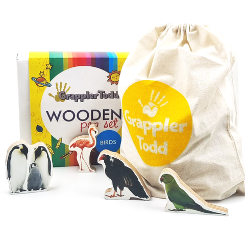 GrapplerTodd - Wooden Birds Toy Set