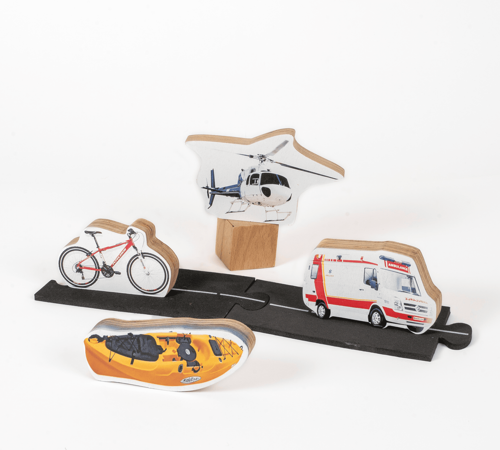 GrapplerTodd - Wooden Modes Of Transport Toy Set