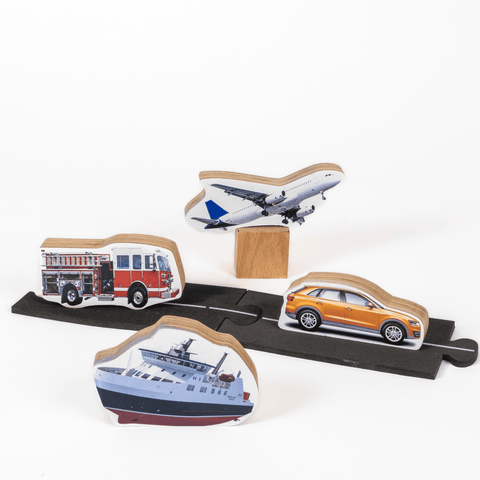 GrapplerTodd - Wooden Modes Of Transport Toy Set