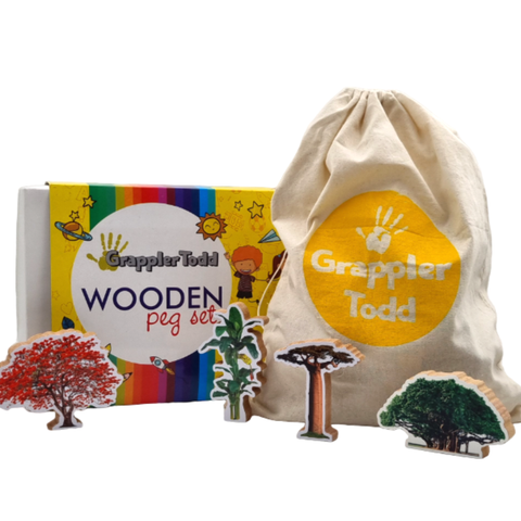 GrapplerTodd - Wooden Trees Toy Set