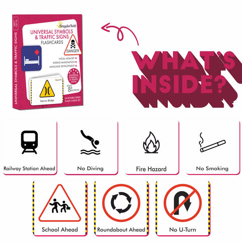 GrapplerTodd - Universal Symbols & Traffic Signs Flashcards for Kids